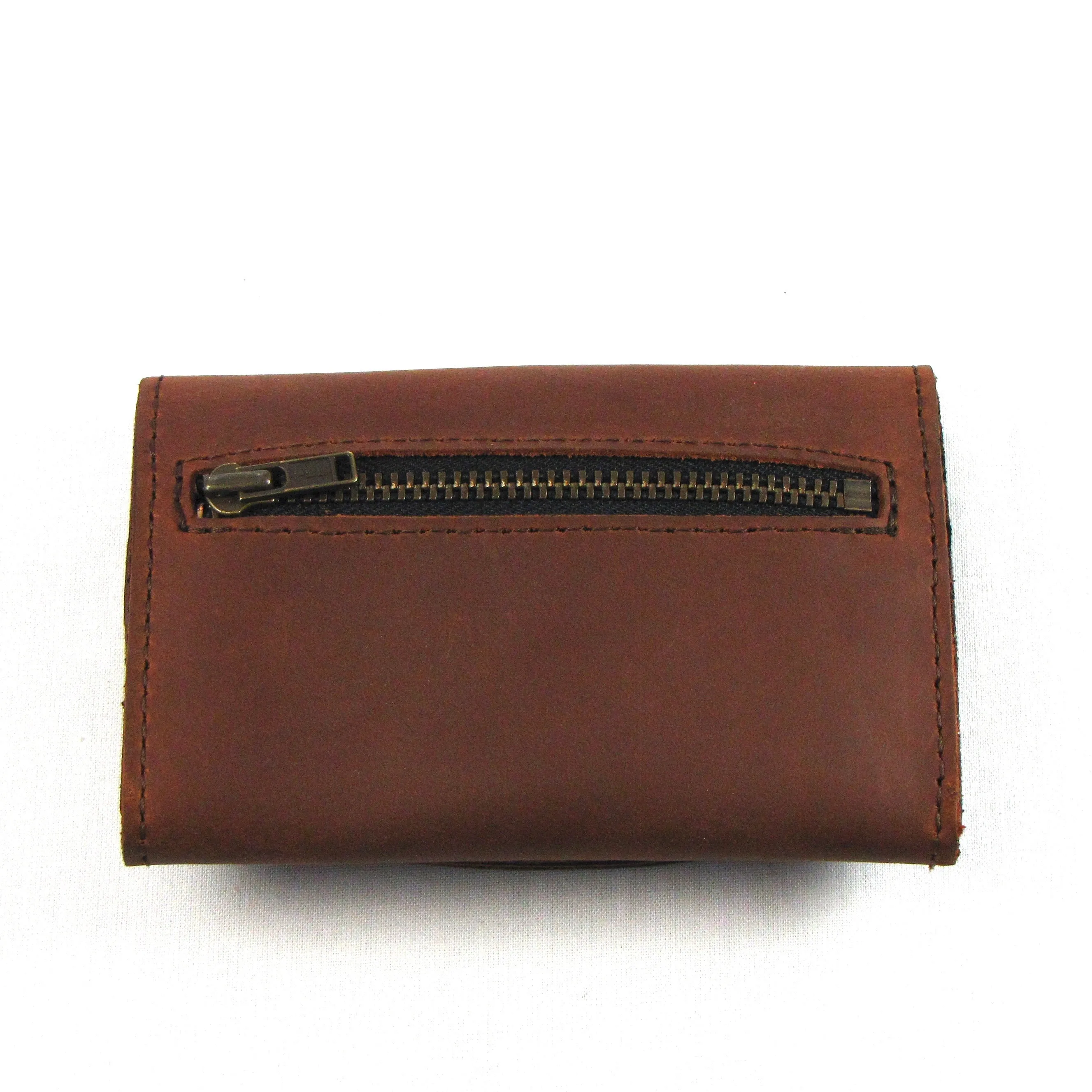 Mini Clutch Wallet- Crazy Horse Brown