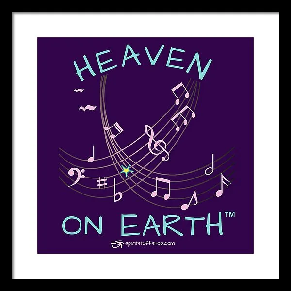Music Heaven On Earth - Framed Print