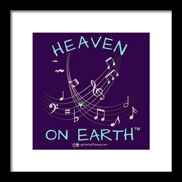 Music Heaven On Earth - Framed Print