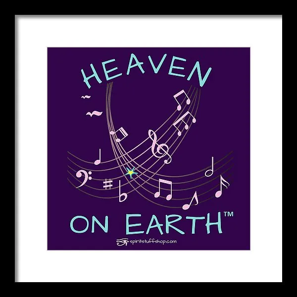 Music Heaven On Earth - Framed Print