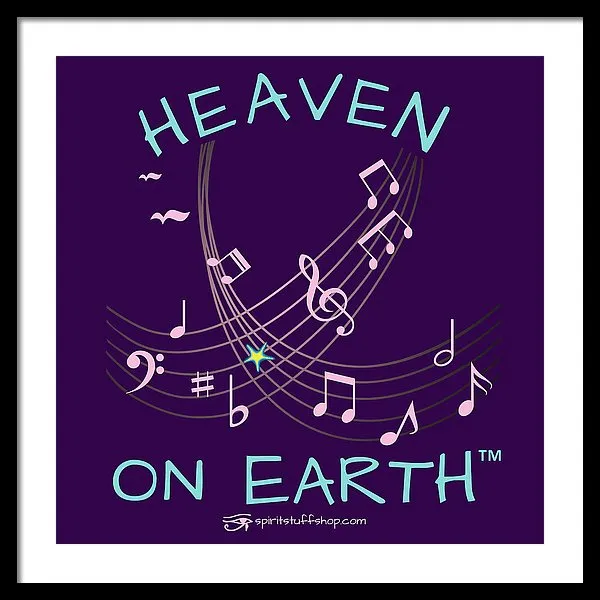 Music Heaven On Earth - Framed Print