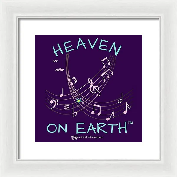 Music Heaven On Earth - Framed Print