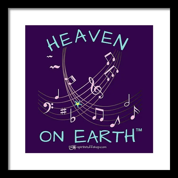 Music Heaven On Earth - Framed Print
