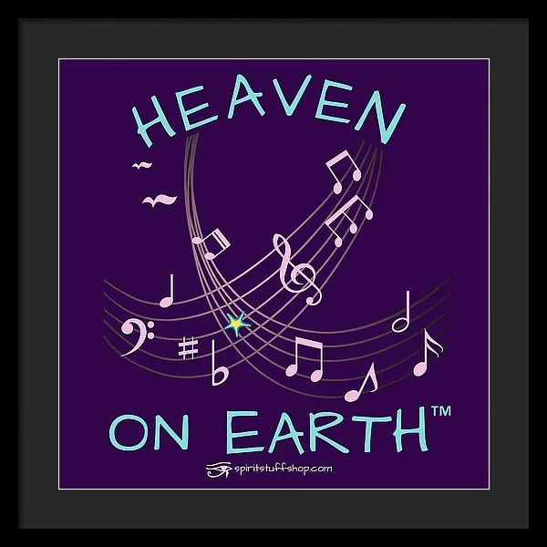 Music Heaven On Earth - Framed Print