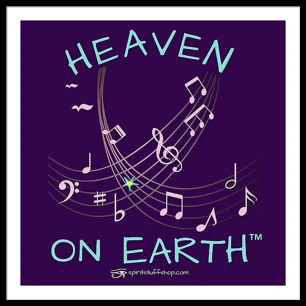 Music Heaven On Earth - Framed Print