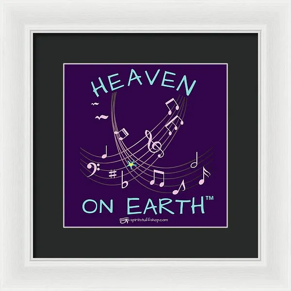 Music Heaven On Earth - Framed Print