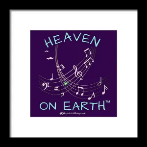 Music Heaven On Earth - Framed Print