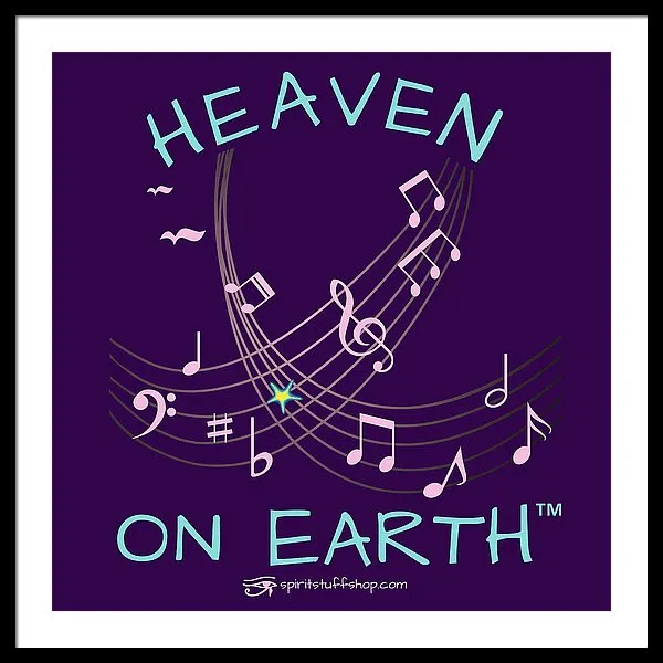 Music Heaven On Earth - Framed Print