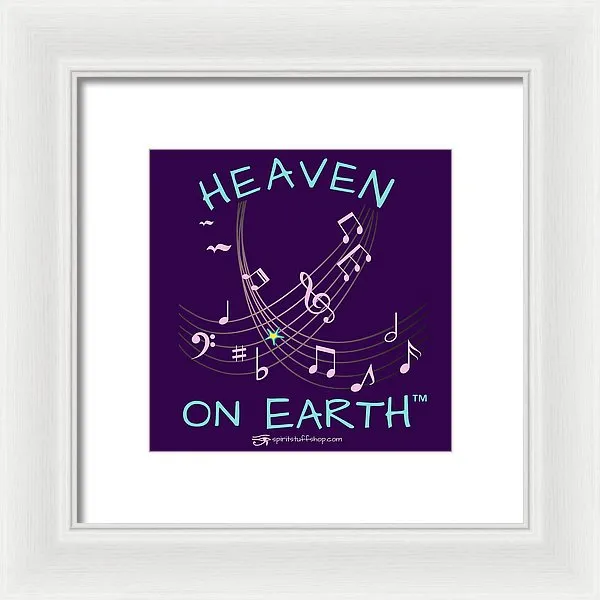 Music Heaven On Earth - Framed Print