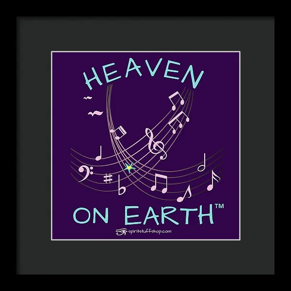 Music Heaven On Earth - Framed Print