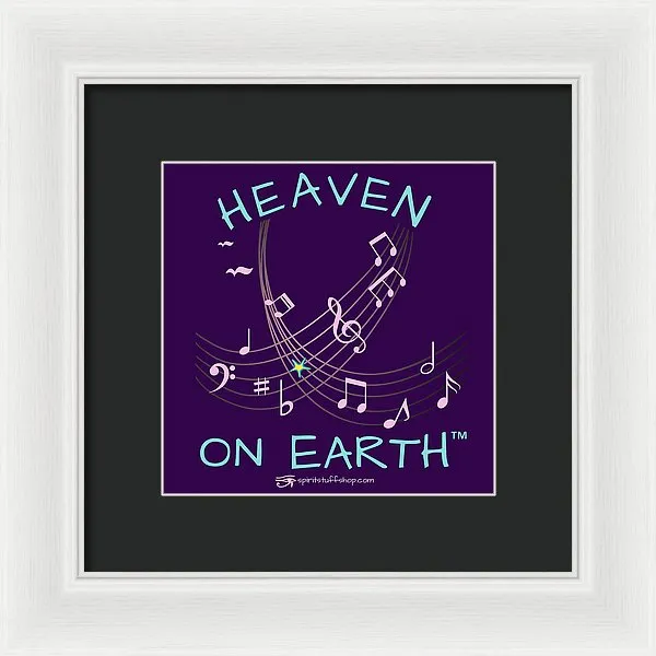 Music Heaven On Earth - Framed Print