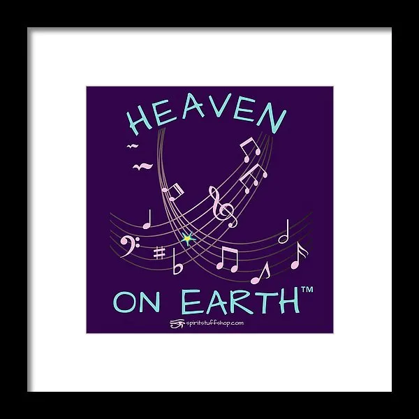 Music Heaven On Earth - Framed Print
