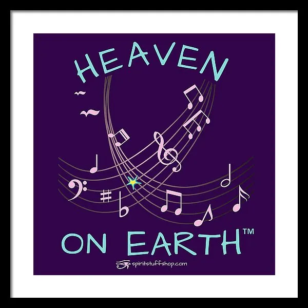 Music Heaven On Earth - Framed Print