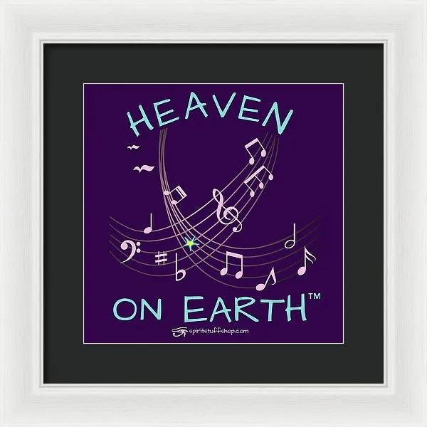 Music Heaven On Earth - Framed Print