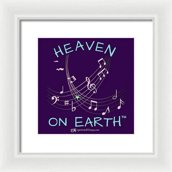 Music Heaven On Earth - Framed Print