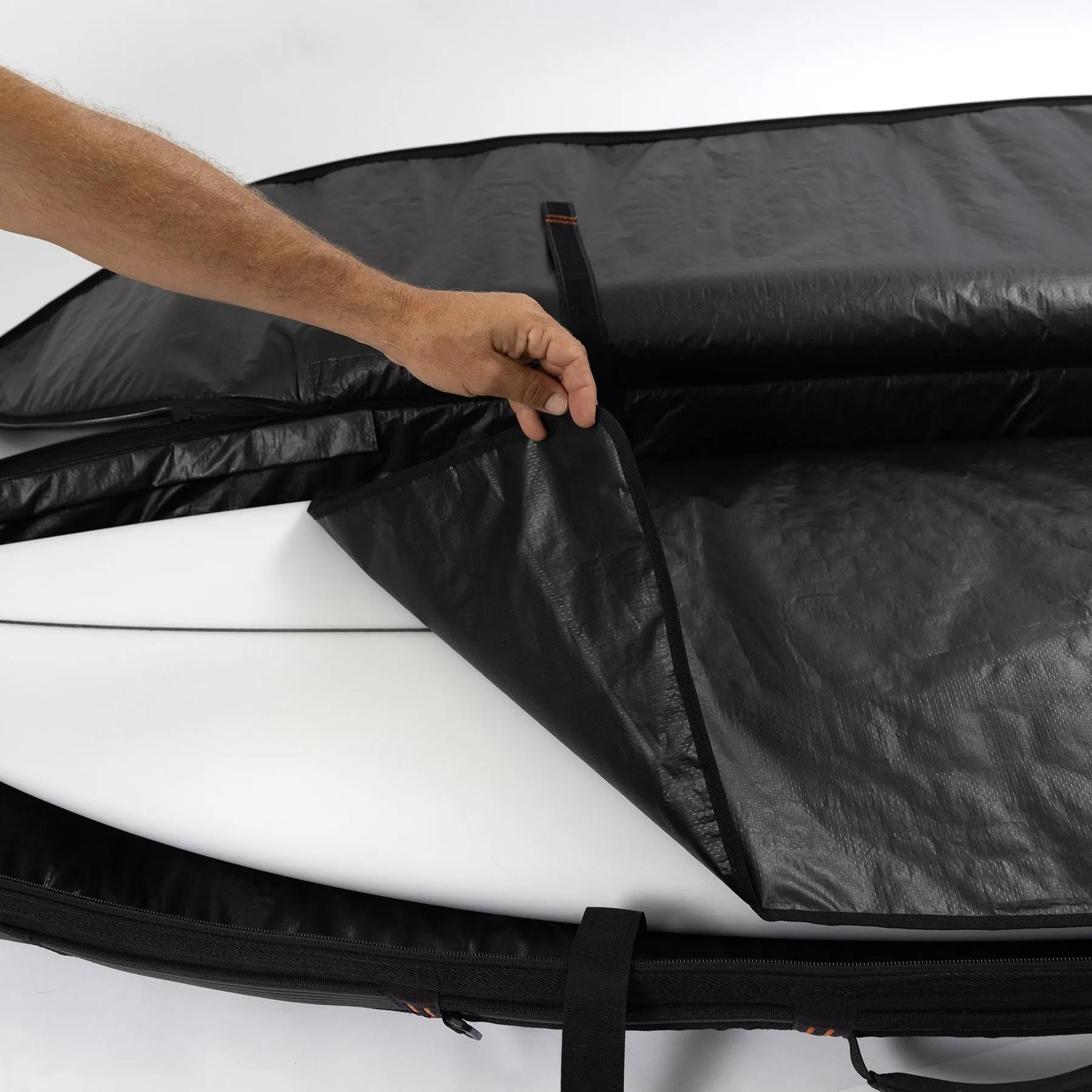 O&E HYPA FISH/SHORT TRAVEL COVER WHEEL 3 BOARD - 6'4"