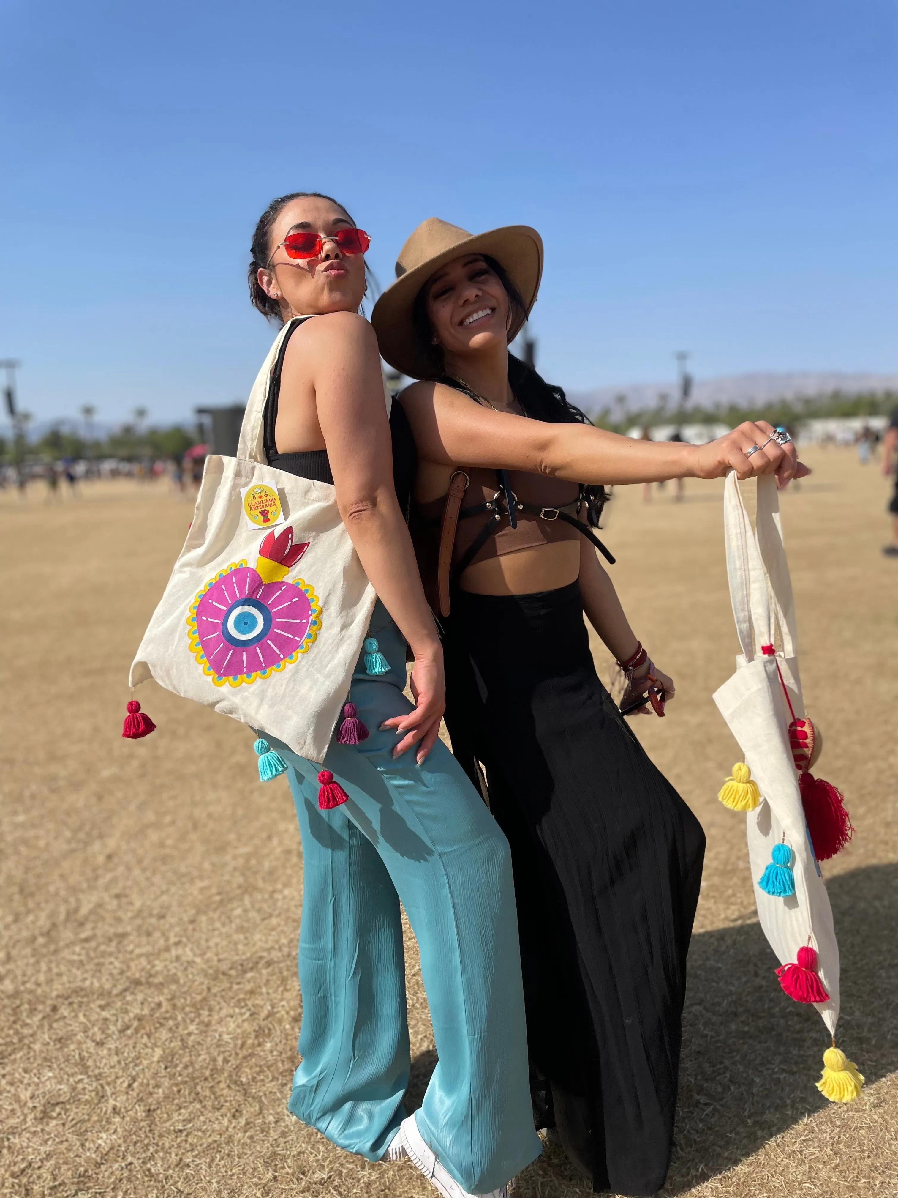 Ojo Sagrado Canvas Tote
