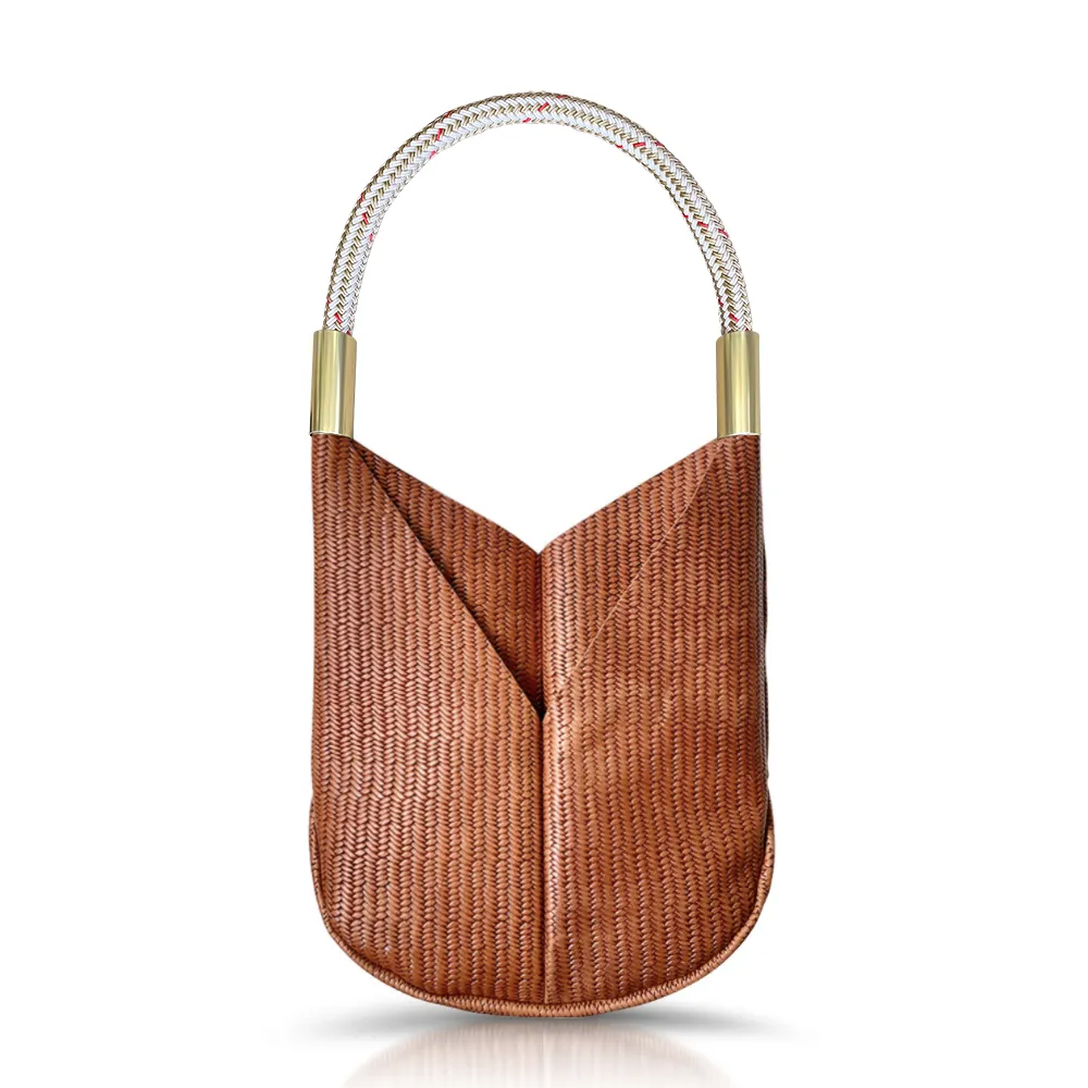 Original Wildwood Bag | Large in Brown Basketweave