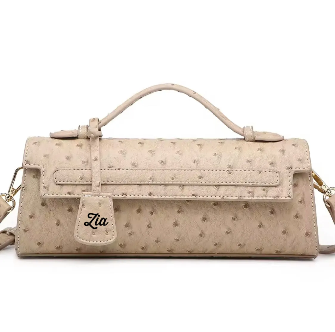 Ostrich Envelope Bag