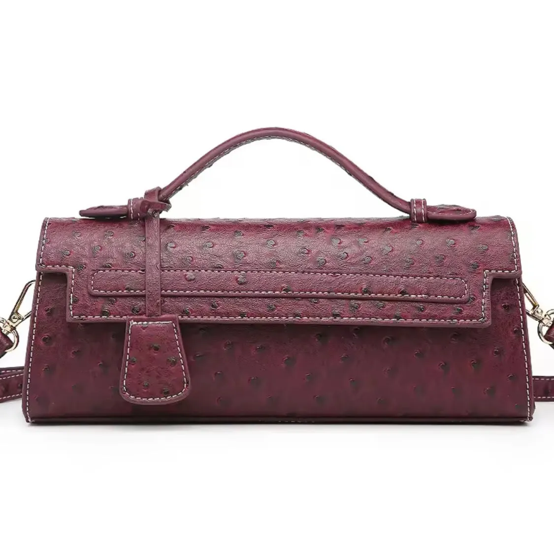 Ostrich Envelope Bag