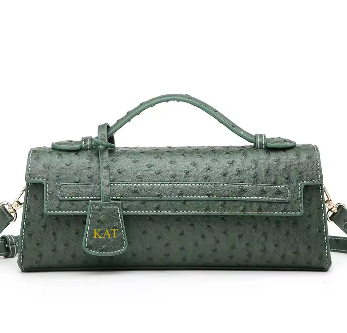 Ostrich Envelope Bag