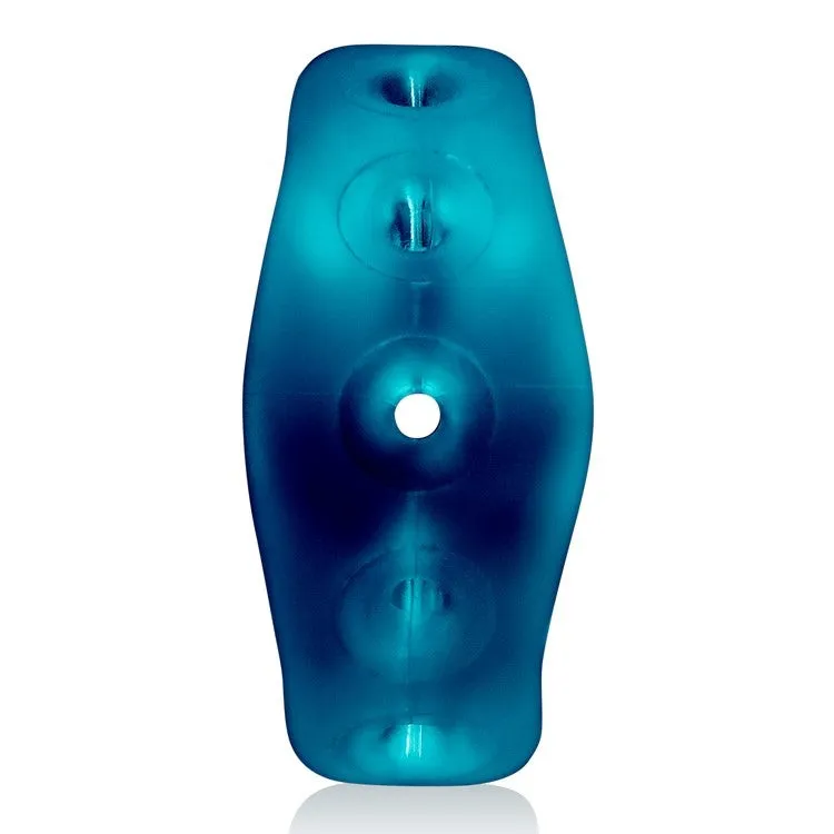 Oxballs - Axis - Ribbed Cockring - Blue Ice