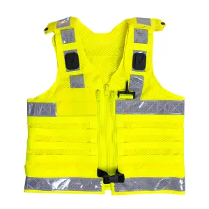 P833 Molle Vest Chasis - HiVis Yellow
