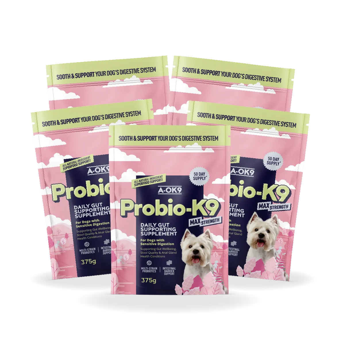 Probio-K9 Max Strength Multibuy -  5 Pouches