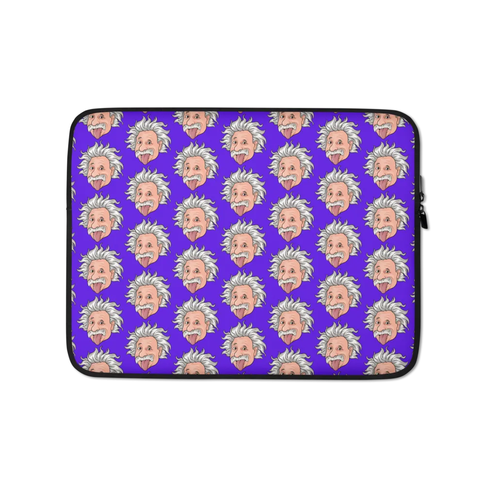 Purple Einstein Laptop Sleeve