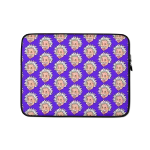 Purple Einstein Laptop Sleeve