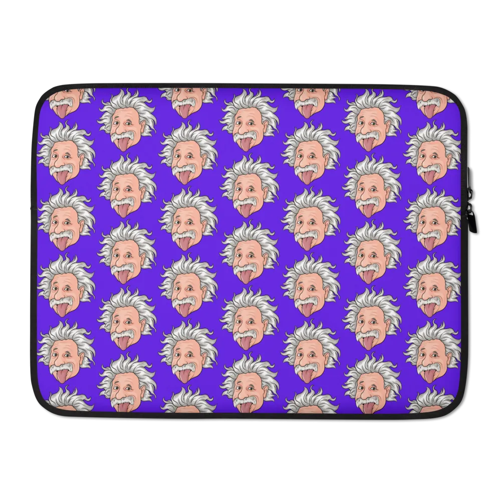 Purple Einstein Laptop Sleeve
