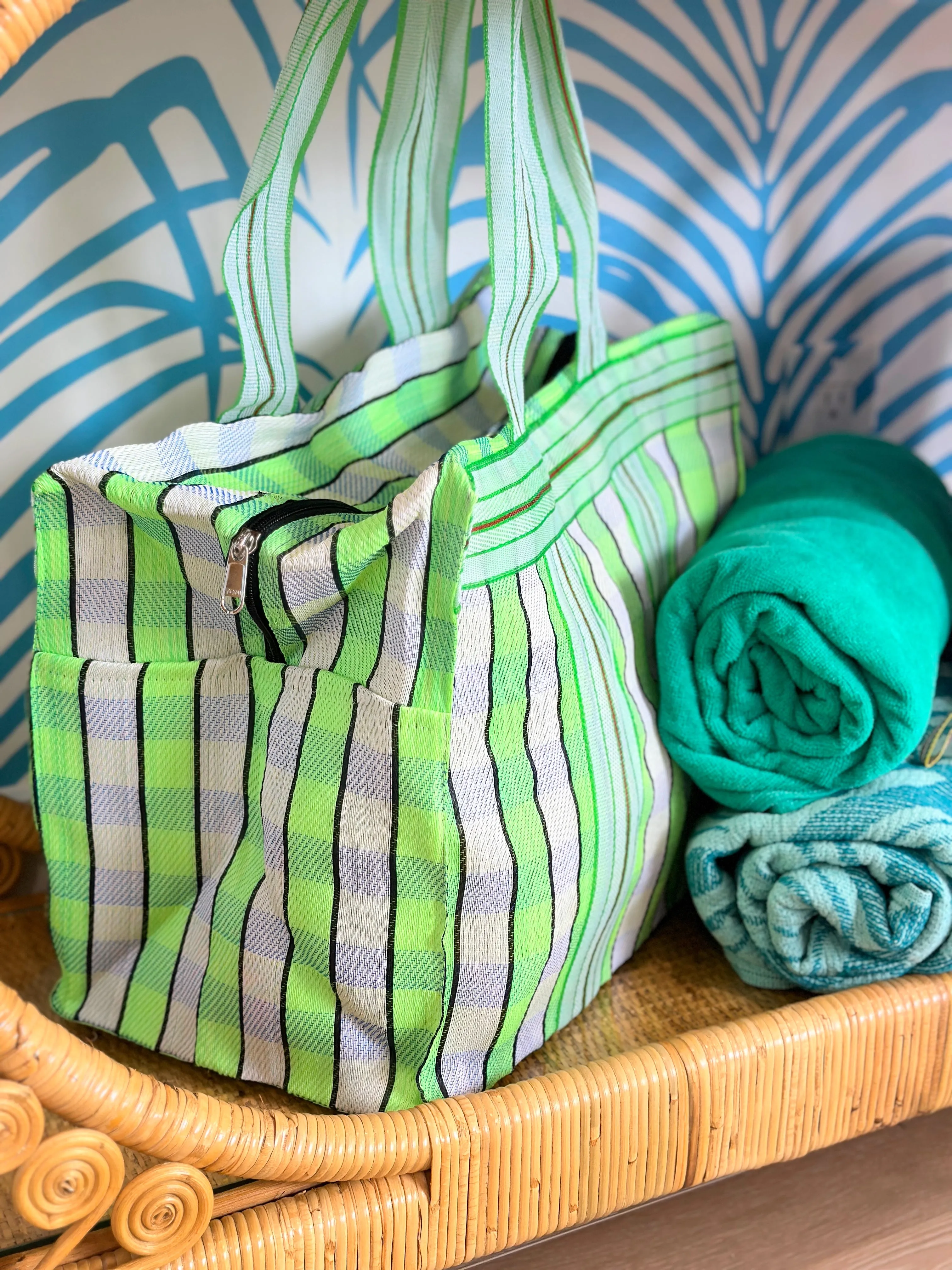 Recycled Retro Cube Tote