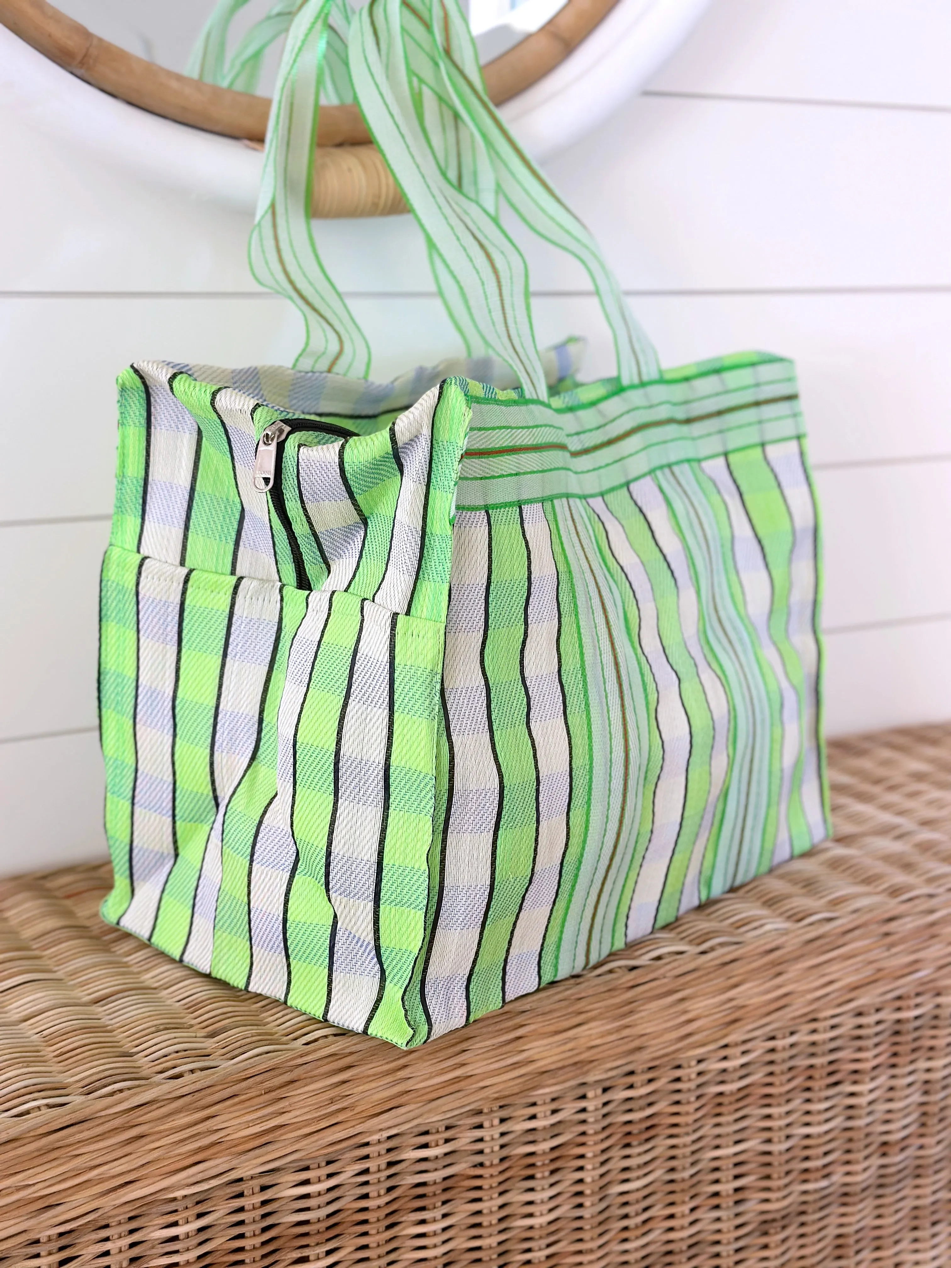 Recycled Retro Cube Tote