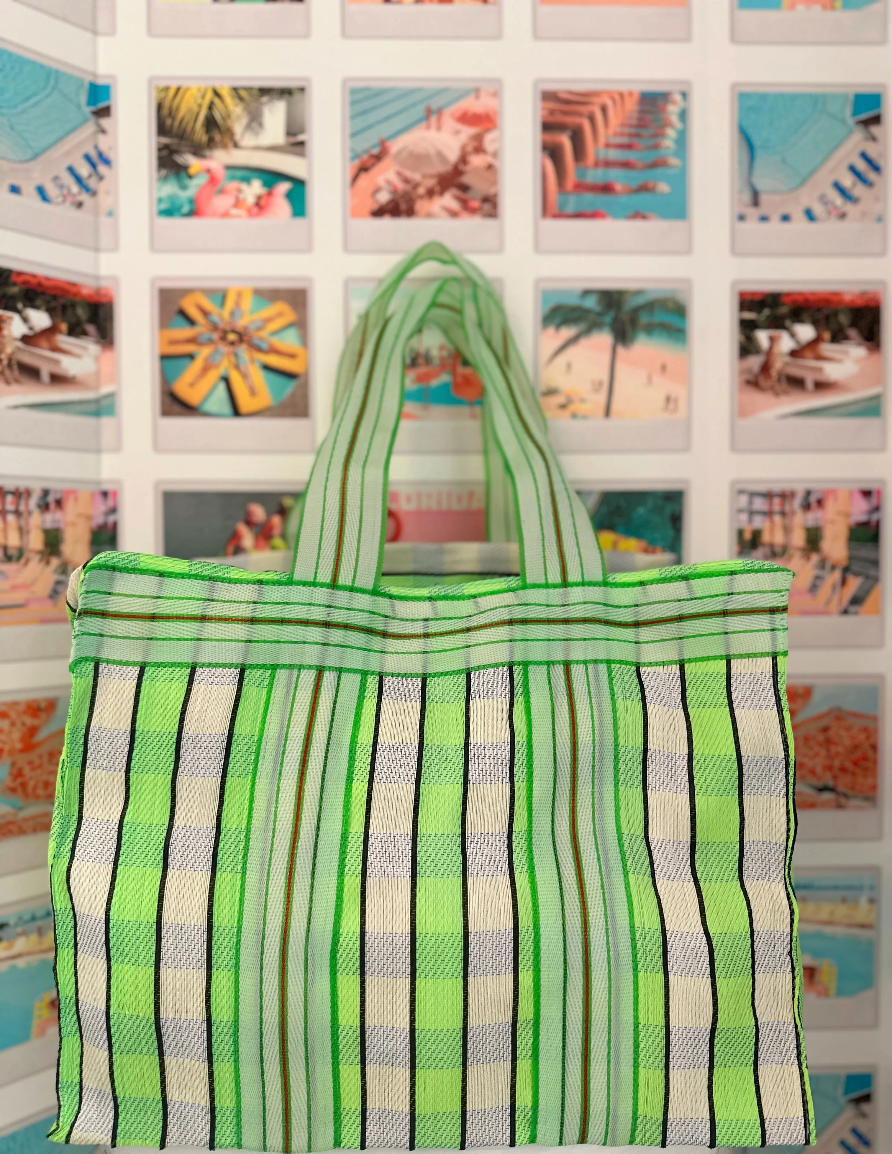 Recycled Retro Cube Tote
