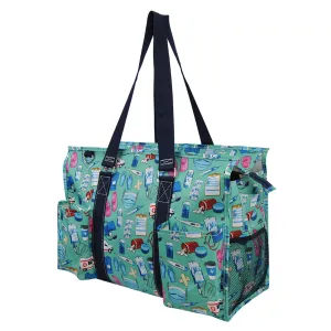Scrub Life Life NGIL Zippered Caddy Large Organizer Tote Bag