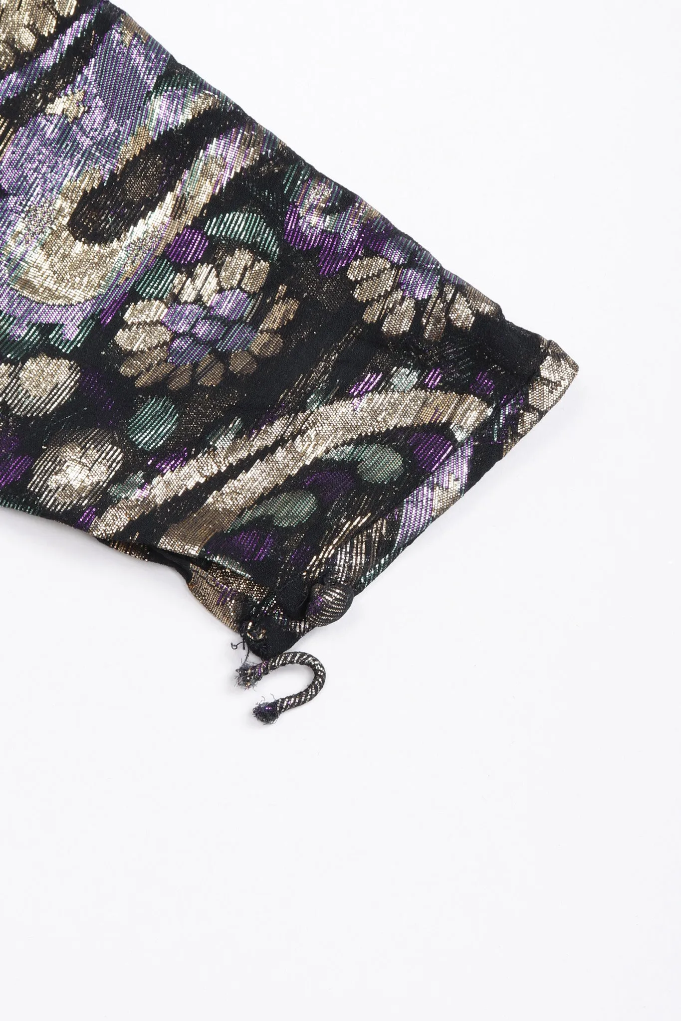 Sheer Lamé Floral Paisley Tunic