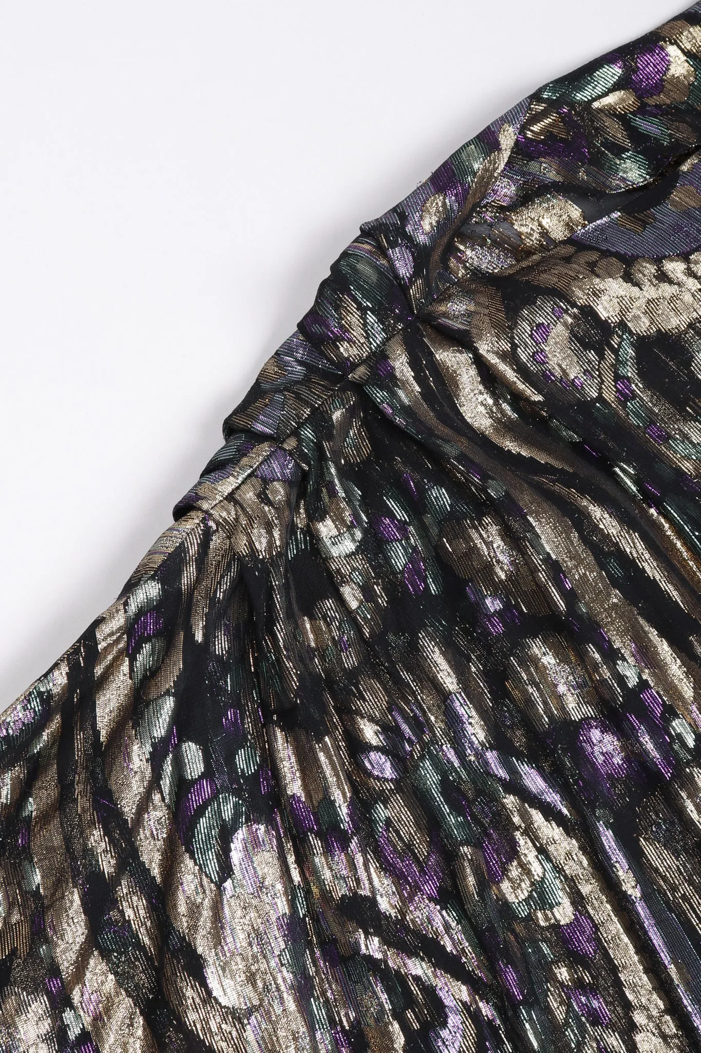Sheer Lamé Floral Paisley Tunic