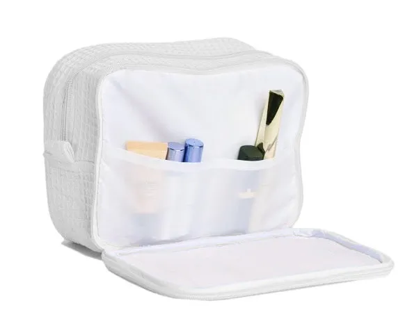 Sigma Psi Zeta Waffle Weave Cosmetic Bag