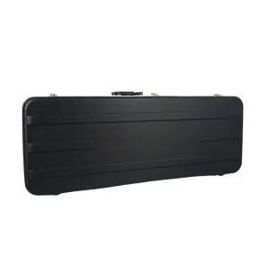 Sky ABS Electric Guitar Hard Case - Black with Silver Interior