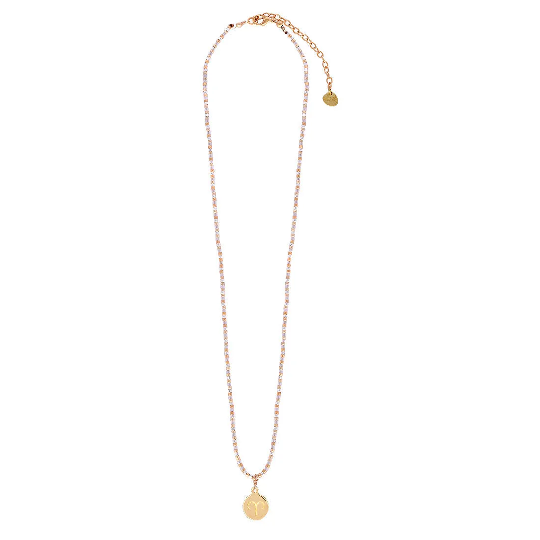 Sparkly Aries adjustable necklace