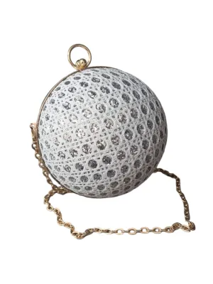 Sparkly Ball Shaped Clutch Bag