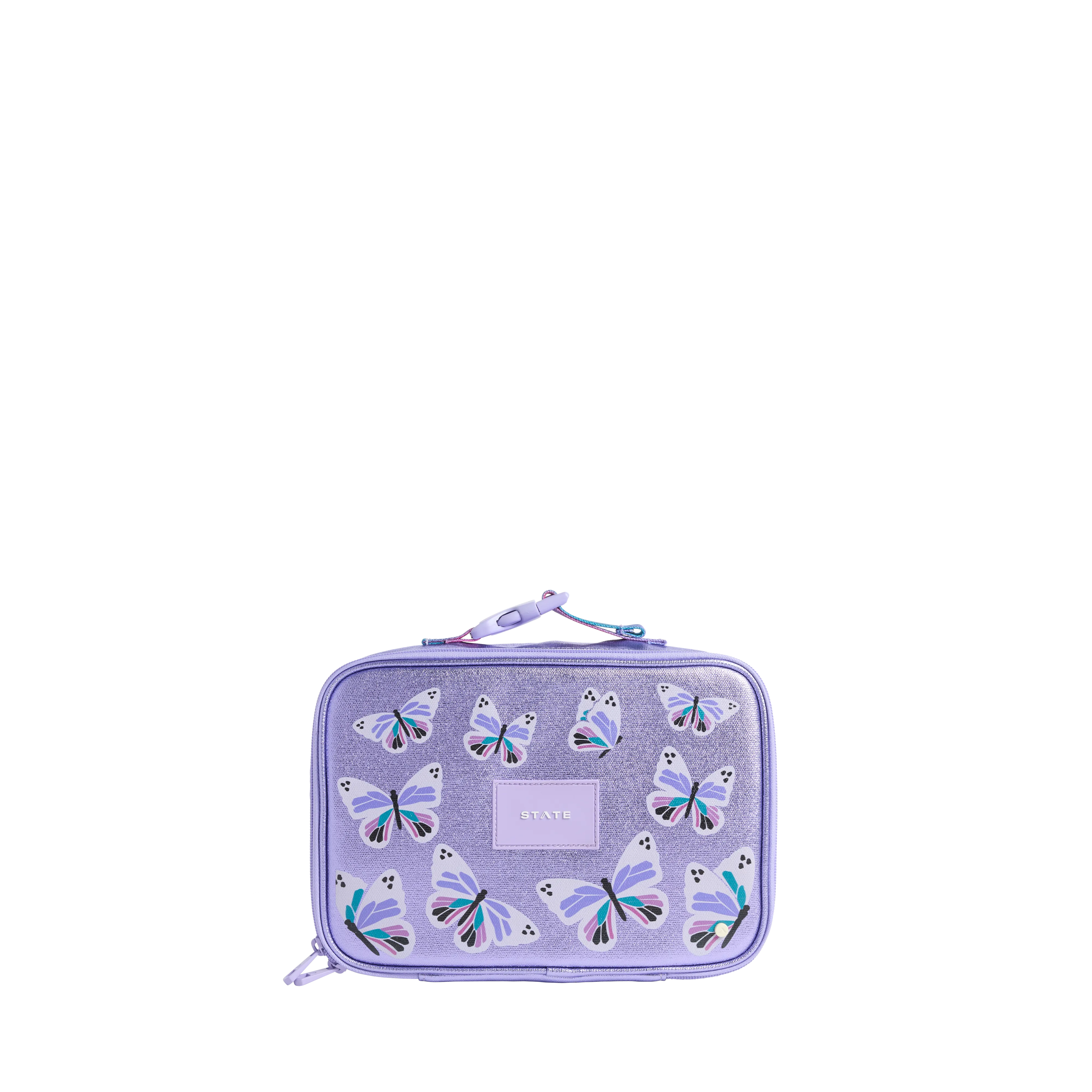 State Bags Rodgers Lunch Box - Metallic Butterfly
