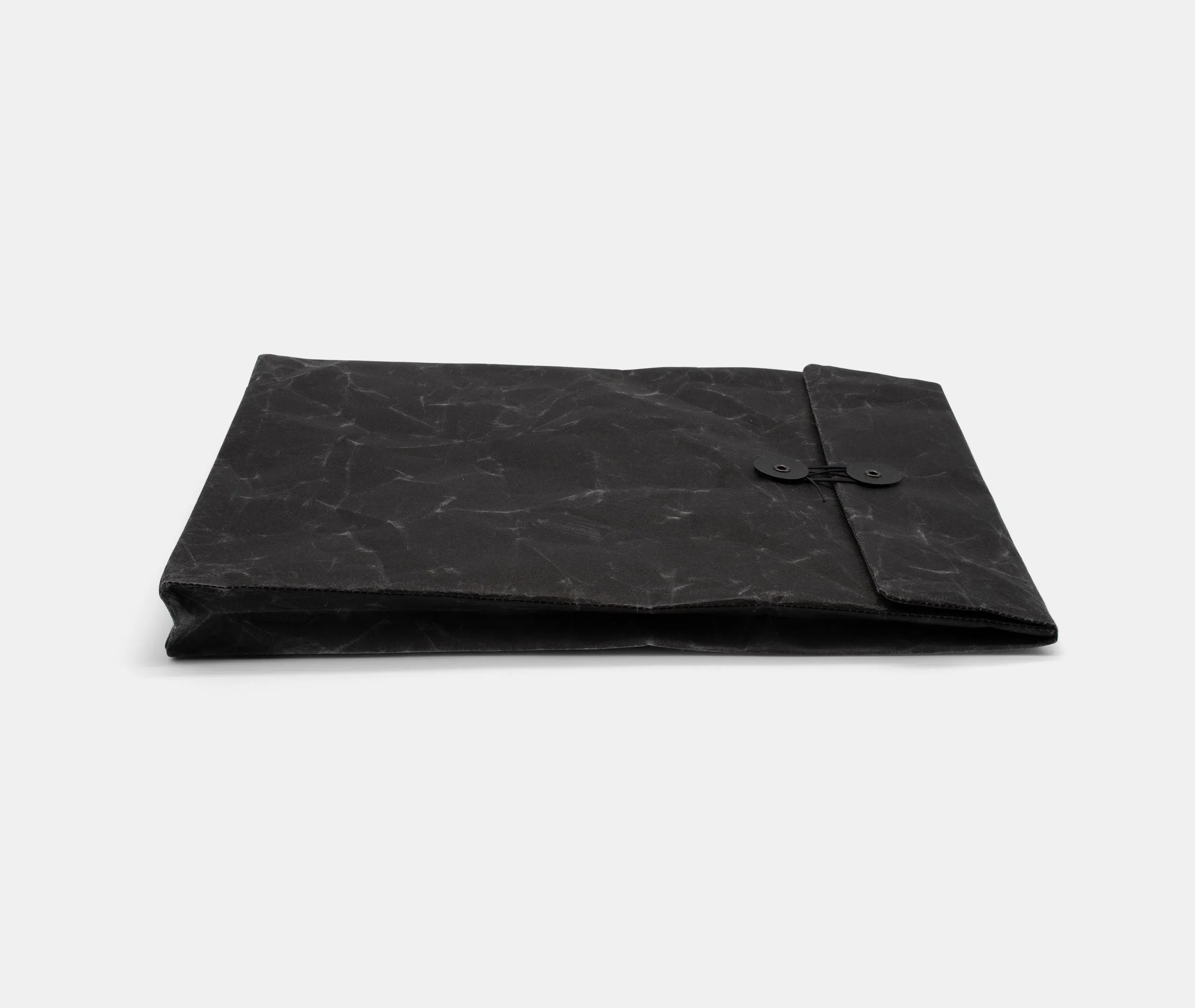 String Button Envelope - Black