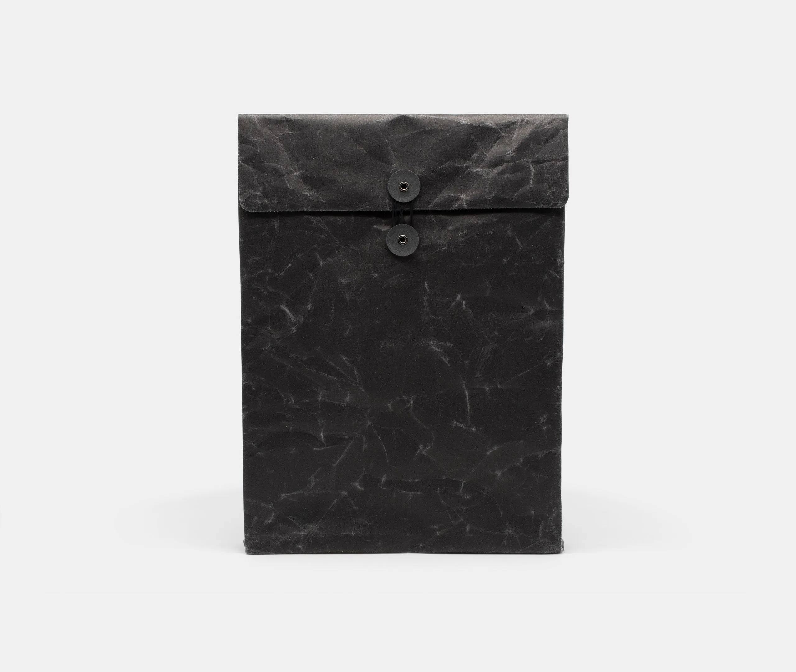 String Button Envelope - Black