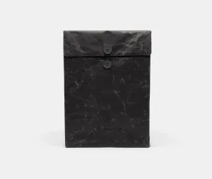 String Button Envelope - Black