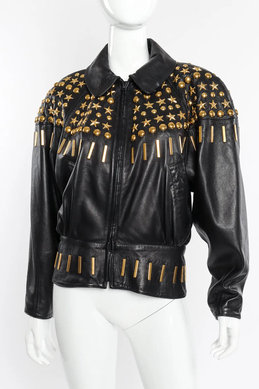 Studded Leather Jacket