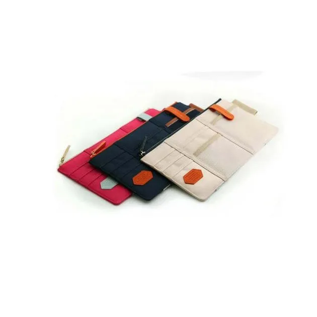 Sun Visor Organizer - Black, Navy, Pink or Tan