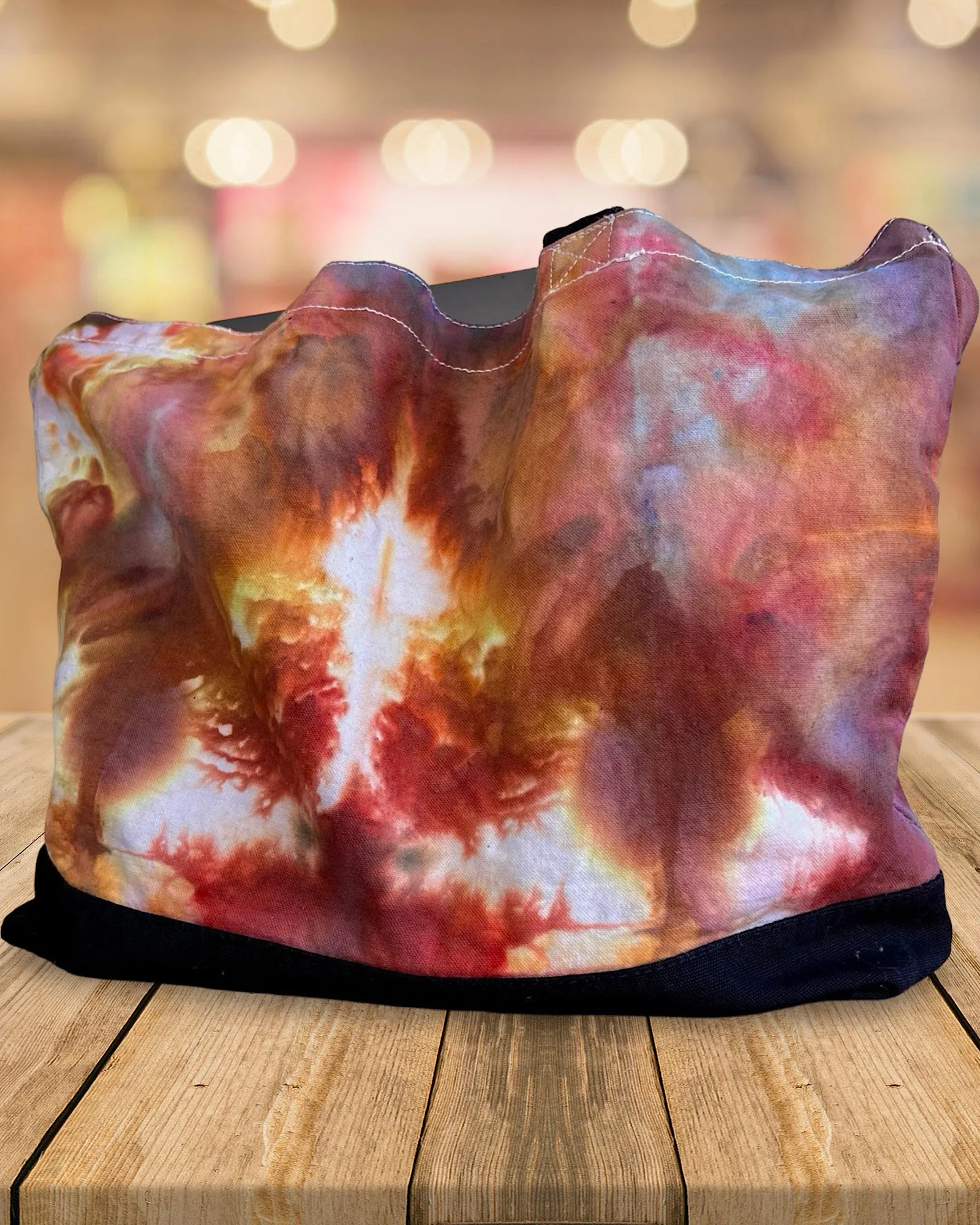 Tie Dye Canvas Tote Bag - Phoenix