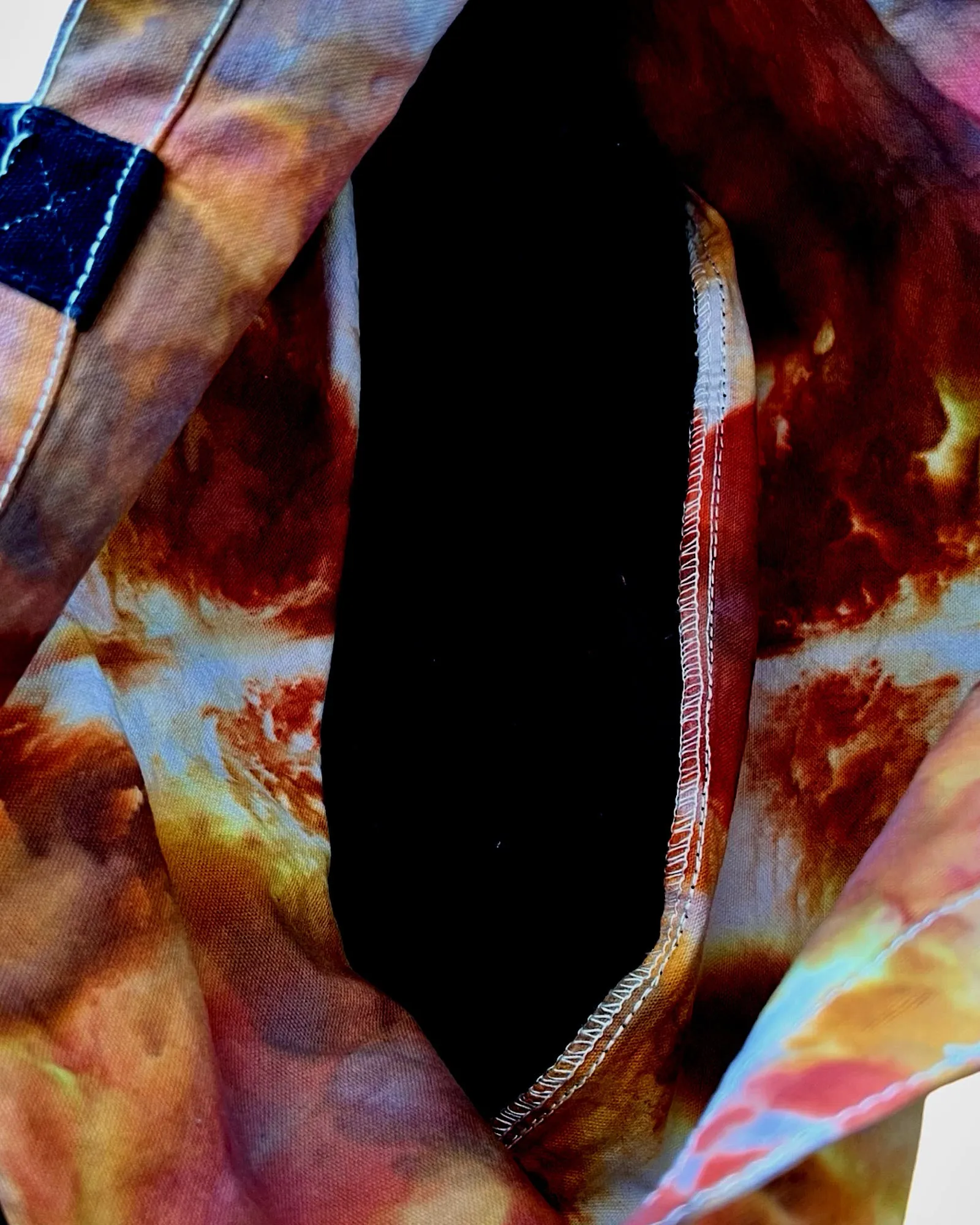 Tie Dye Canvas Tote Bag - Phoenix
