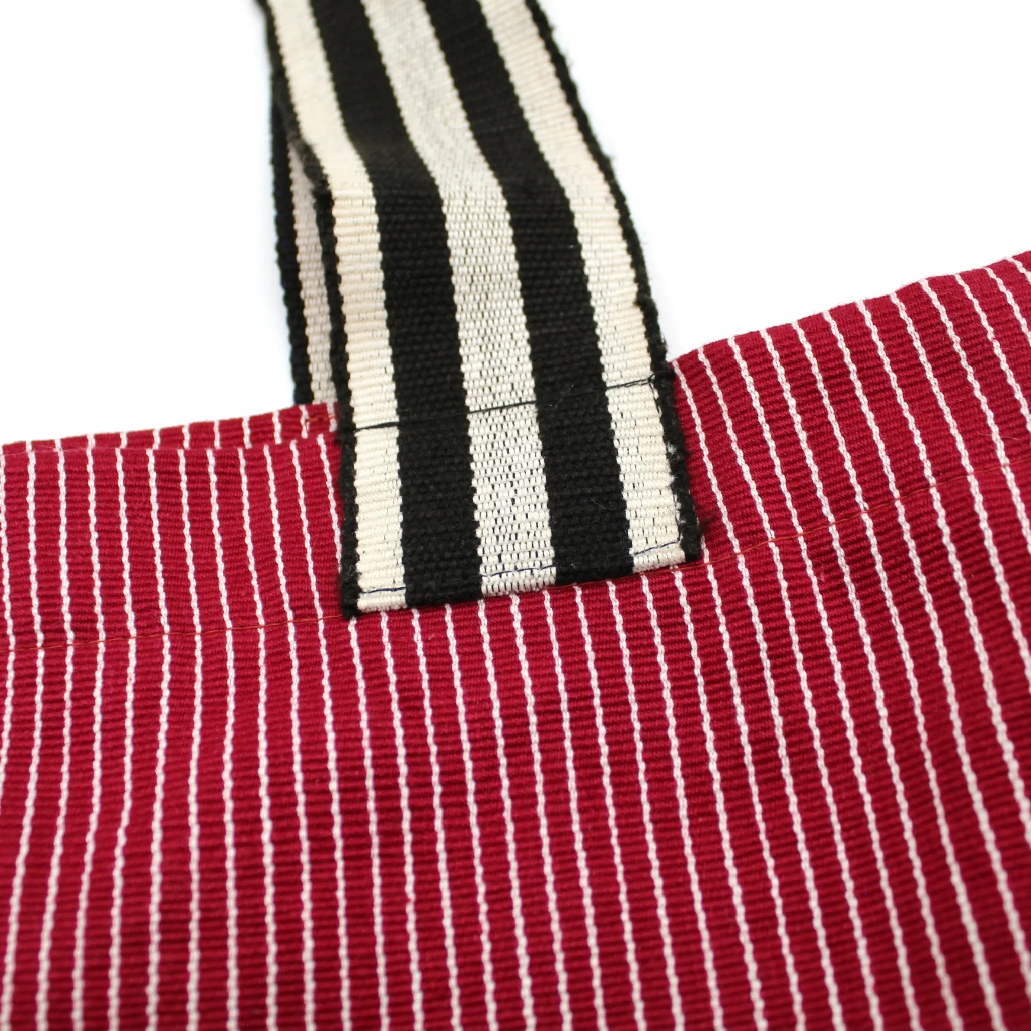 Tote BURGUNDY STRIPE
